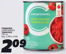 IGA COMPLIMENTS TOMATOES offer