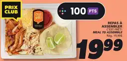 IGA C'EST PRÊT! MEAL TO ASSEMBLE offer