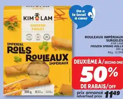 IGA KIM LAM FROZEN SPRING ROLLS offer