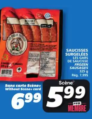 IGA LES GARS DE SAUCISSE FROZEN SAUSAGES offer