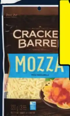 IGA CRACKER BARREL SHREDDED CHEESE offer