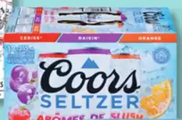 IGA COORS SELTZER ALCOHOLIC MALT BEVERAGE offer