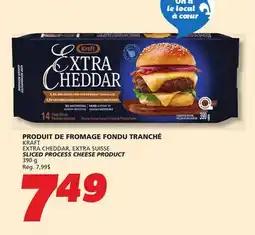 IGA KRAFT EXTRA CHEDDAR, EXTRA SUISSE SLICED PROCESS CHEESE PRODUCT offer