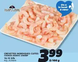 IGA COOKED NORDIC SHRIMP offer