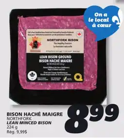 IGA NORTHFORK LEAN MINCED BISON offer