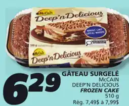 IGA McCAIN DEEP'N DELICIOUS FROZEN CAKE offer