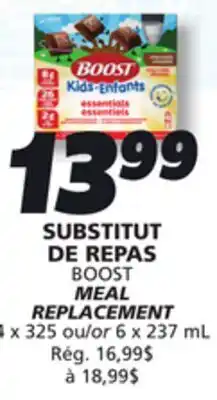 IGA BOOST MEAL REPLACEMENT offer