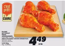IGA FRESH SEASONED CHICKEN DRUMSTICKS offer