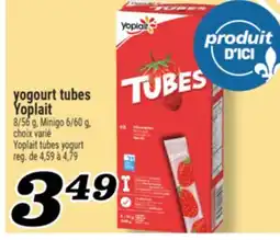Marché Richelieu YOGOURT TUBES YOPLAIT | YOPLAIT TUBES YOGURT offer