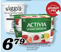Marché Richelieu YOGOURT ACTIVIA DANONE | DANONE ACTIVIA YOGURT offer