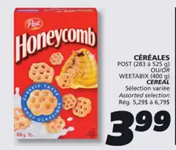 IGA POST CEREAL offer