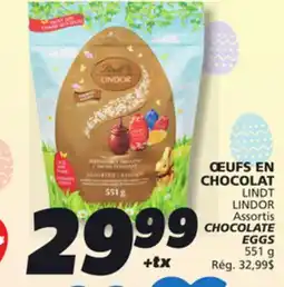 IGA LINDT LINDOR CHOCOLATE EGGS offer