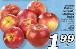 Marché Richelieu Pommes Cortland, McIntosh, Spartan ou Empire | Apples offer