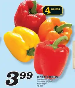 Marché Richelieu POIVRONS 3 COULEURS | 3 COLOR PEPPERS offer