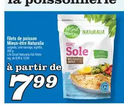 Marché Richelieu Filets de poisson Mieux-être Naturalia | Life Smart Naturalia fish fillets offer