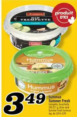 Marché Richelieu HUMMUS SUMMER FRESH | SUMMER FRESH HUMMUS offer