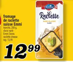Marché Richelieu FROMAGE DE RACLETTE SUISSE EMMI | EMMI SWISS RACLETTE CHEESE offer