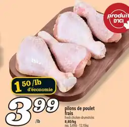 Marché Richelieu PILONS DE POULET FRAIS | FRESH CHICKEN DRUMSTICKS offer