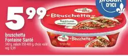 Marche Ami Bruschetta Fontaine Santé offer