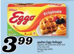 Marché Richelieu GAUFRES EGGO KELLOGG'S | KELLOGG'S EGGO WAFFLES offer