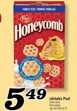 Marché Richelieu CÉRÉALES POST | POST CEREAL offer