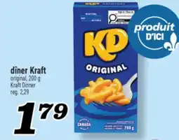 Marché Richelieu DÎNER KRAFT | KRAFT ORIGINAL offer