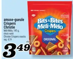 Marché Richelieu AMUSE‑GUEULE CRISPERS CHRISTIE | CHRISTIE CRISPERS SNACKS offer