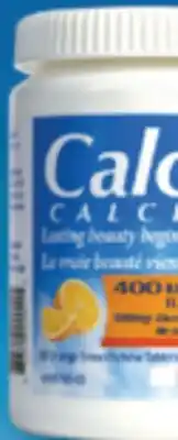 Familiprix CALCIA, Calcium 500 mg with Vitamin D 400 IU, 60 chewable tablets offer