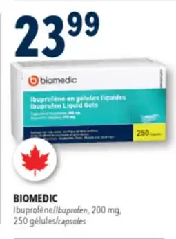Familiprix BIOMEDIC Ibuprofen, 200mg, 250capsules offer