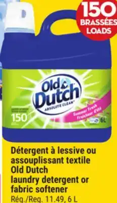 Giant Tiger Old Dutch laundry detergent offer