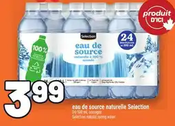 Metro EAU DE SOURCE NATURELLE SELECTION | SELECTION NATURAL SPRING WATER offer