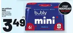 Metro EAU PÉTILLANTE BUBLY | BUBLY SPARKLING WATER offer