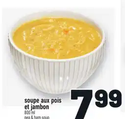 Metro SOUPE AUX POIS ET JAMBON | PEAN & HAM SOUP offer