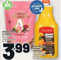 Metro CÉRÉALES GRANOLA LA FOURMI | LA FOURMI GRANOLA CEREAL offer