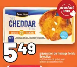 Metro PRÉPARATION DE FROMAGE FONDU SELECTION | SELECTION PROCESS CHEESE FOOD offer