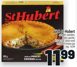 Metro PÂTÉ ST‑HUBERT | ST-HUBERT FROZEN PIE offer