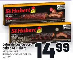 Metro CÔTES DE DOS DE PORC CUITES ST‑HUBERT | ST-HUBERT COOKED PORK BACK RIBS offer