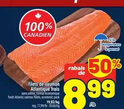 Metro FILETS DE SAUMON ATLANTIQUE FRAIS | FRESH ATLANTIC SALMON FILLETS offer