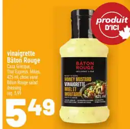 Metro VINAIGRETTE BÂTON ROUGE | BÂTON ROUGE SALAD DRESSING offer