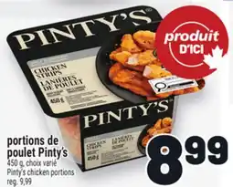 Metro PORTIONS DE POULET PINTY'S | PINTY'S CHICKEN PORTIONS offer
