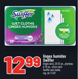 Metro LINGES HUMIDES SWIFFER | SWIFFER WET CLOTHS offer