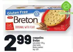 Metro CRAQUELINS BRETON | BRETON CRACKERS offer