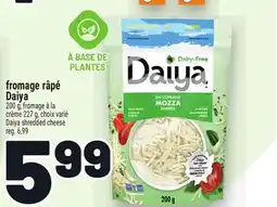 Metro FROMAGE RÂPÉ DAIYA | DAIYA SHREDDED CHEESE offer