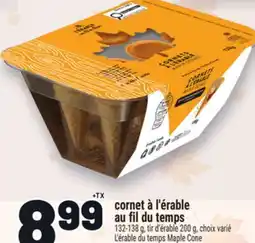 Metro CORNET À L'ÉRABLE AU FIL DU TEMPS | L'ÉRABLE DU TEMPS MAPLE CONE offer