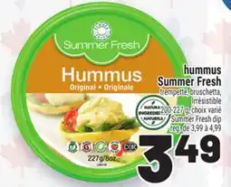 Metro HUMMUS SUMMER FRESH | SUMMER FRESH DIP offer