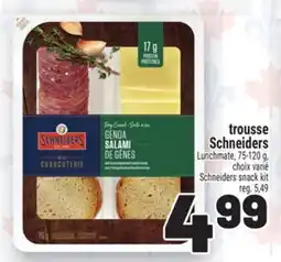 Metro TROUSSE SCHNEIDERS | SCHNEIDERS SNACK KIT offer