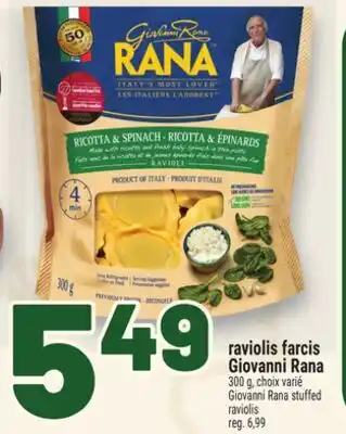 Metro RAVIOLIS FARCIS GIOVANNI RANA | GIOVANNI RANA STUFFED RAVIOLIS offer