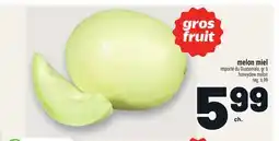 Metro MELON MIEL | HONEYDEW MELON offer