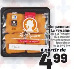 Metro FONDUE PARMESAN LA PAYSANNE | LA PAYSANNE PARMESAN FONDUE CHEESE offer