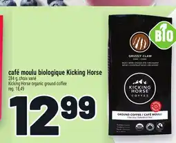 Metro CAFÉ MOULU BIOLOGIQUE KICKING HORSE | KICKING HORSE ORGANIC GROUND COFFEE offer